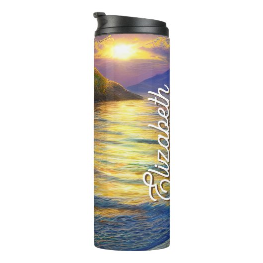 トロピカル澄ん海夕日 タンブラー (回転右)