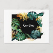 トロピカル移動の新しいアドレスカード シーズンポストカード (正面)