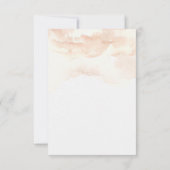 トロピカル素朴パームスウェディングレセプション 招待状 (裏面)