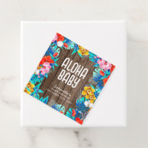 トロピカル素朴パーム離れパニーズアロハベビーシャワー