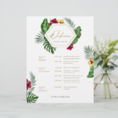 トロピカル結婚のタイムラインナリーカード (スタンド正面)