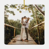 トロピカル結婚の新型ギフト記念オーナメント セラミックオーナメント (裏面)