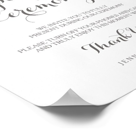 トロピカル結婚の非詰め式の看板ポスター ポスター (角)