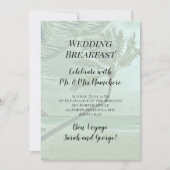 トロピカル結婚ズブレックファースト 招待状 (正面)