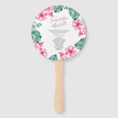 トロピカル結婚テーマ番組ファン ハンドファン (正面)