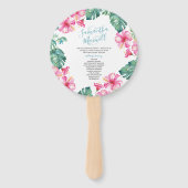 トロピカル結婚テーマ番組ファン ハンドファン (正面)