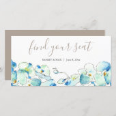 トロピカル結婚フローラの座席の看板を見つける (正面/裏面)