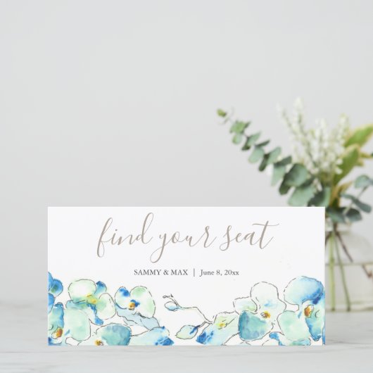 トロピカル結婚フローラの座席の看板を見つける (スタンド正面)