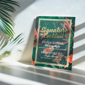 トロピカル結婚フローラの飲み物メニュー ポスター