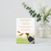 トロピカル結婚旅行情報カード エンクロージャーカード (スタンド正面)