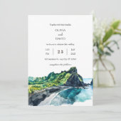 トロピカル緑化アイランドビュービーチ結婚式 招待状 (スタンド正面)