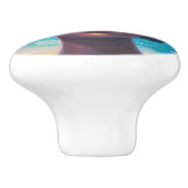 トロピカル美しいインピンクシェード セラミックノブ (側面)