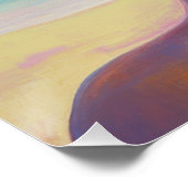 トロピカル美しいインピンクシェード ポスター (コーナー)