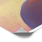 トロピカル美しいインピンクシェード ポスター (角)