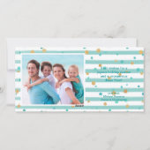 トロピカル航海のまたはシーソンの挨拶2枚の写真 シーズンカード (裏面)