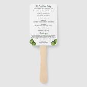 トロピカル葉の結婚番組ファン ハンドファン (裏面)