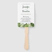 トロピカル葉の結婚番組ファン ハンドファン (正面)