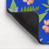 トロピカル葉オンブルー マウスパッド (コーナー)