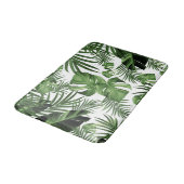 トロピカル葉ジャングルのパターン#12 (2020年版) バスマット (アングル)