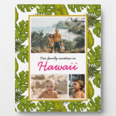 トロピカル葉ハワイアンバケーションフォト フォトプラーク (正面)