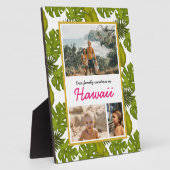 トロピカル葉ハワイアンバケーションフォト フォトプラーク (側面)
