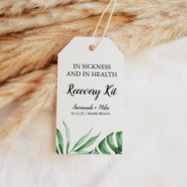 トロピカル葉ハングオーバー回復キット好意ギフトT ギフトタグ