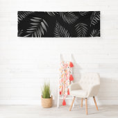 トロピカル葉パターン4 横断幕 (インサイチュ)