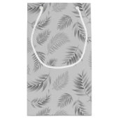 トロピカル葉パターン5 スモールペーパーバッグ (裏面)