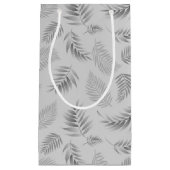 トロピカル葉パターン5 スモールペーパーバッグ (正面)