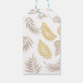 トロピカル葉パターン7 ギフトタグ (裏面)