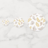 トロピカル葉パターン7 コンフェッティ (裏面)