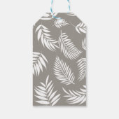 トロピカル葉パターン9 ギフトタグ (裏面)