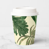 トロピカル葉パーティー紙カップ 紙コップ (裏面)