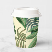 トロピカル葉パーティー紙カップ 紙コップ (右)