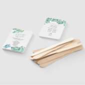 トロピカル葉パームウミガメ結婚ズ ハンドファン (組立なし)