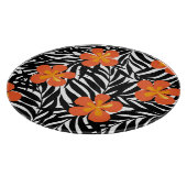 トロピカル葉パームスタイル、ヴィンテージアップリケ。 カッティングボード (角)