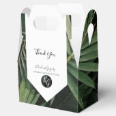 トロピカル葉パーム結婚グリーンズ フェイバーボックス (オープン)