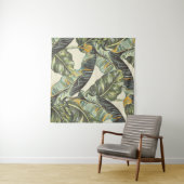 トロピカル葉パーム、ジャングルの葉シームレスビンタグ タペストリー (インサイチュ(横))