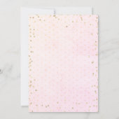 トロピカル葉フラワーズダイヤモンド70誕生日 招待状 (裏面)