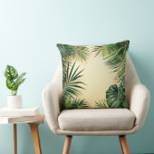 トロピカル葉フレーム クッション (椅子)