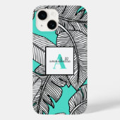 トロピカル葉ボタニック Case-Mate iPhoneケース (裏面)