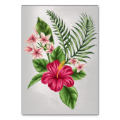 トロピカル葉花と結婚のテーブルNO.カード テーブルナンバー (裏面)