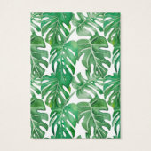 トロピカル葉葉カスタムイヤリングカード (裏面)