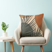 トロピカル葉装飾用クッションとシェイプ クッション (椅子)