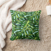 トロピカル葉装飾用クッション クッション (ブランケット)