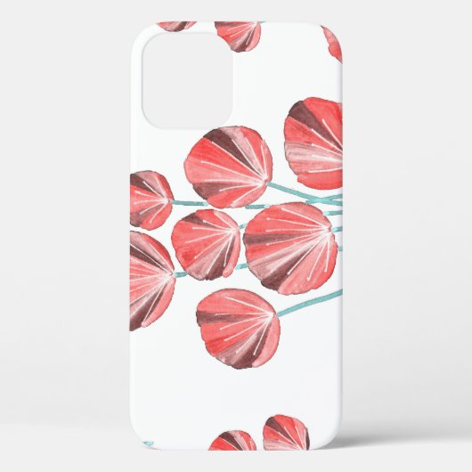 トロピカル葉:クリエイティブの手描きパターン Case-Mate iPhoneケース (裏面)