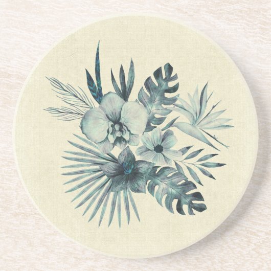 トロピカル葉 コースター (正面)