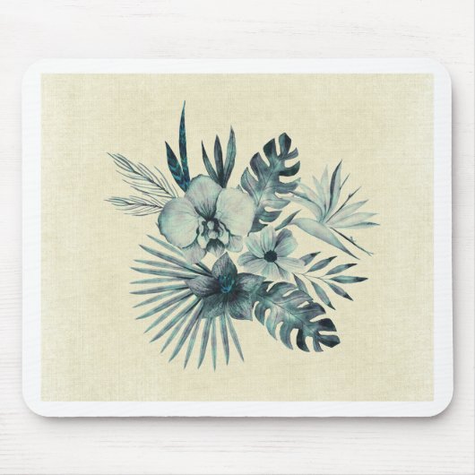 トロピカル葉 マウスパッド (正面)