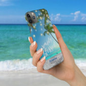 トロピカル賛美ビーチヤシの木の文字列ライト Case-Mate iPhoneケース