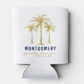 トロピカル金ゴールドパームカスタムツリー懇親会 缶クーラー (裏面)